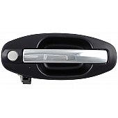 Help! By Dorman Exterior Door Handle - Plastic Silver Lever And Black Housing Single - 82258