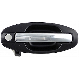 Help! By Dorman Exterior Door Handle - Plastic Silver Lever And Black Housing Single - 82258