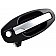 Help! By Dorman Exterior Door Handle - Plastic Silver Lever And Black Housing Single - 82258