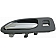Help! By Dorman Interior Door Handle - Plastic Light Gray Housing With Silver Lever Single - 92422