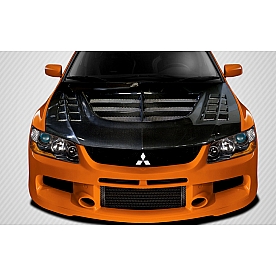Extreme Dimensions Hood - Gloss Carbon Fiber Black - 108596