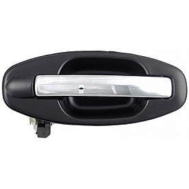 Help! By Dorman Exterior Door Handle - Plastic Silver Lever And Black Housing Single - 82266