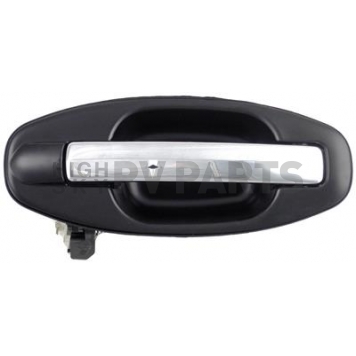 Help! By Dorman Exterior Door Handle - Plastic Silver Lever And Black Housing Single - 82266