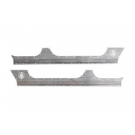 Road Armor Rocker Panel - Steel Bare Silver - JK300