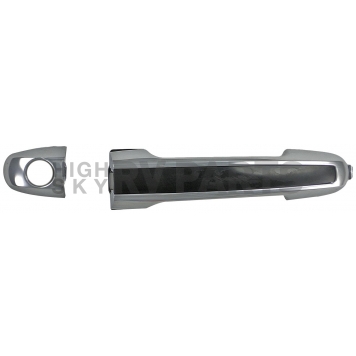 Help! By Dorman Exterior Door Handle - Plastic Silver Housing With Black Insert Single - 82267