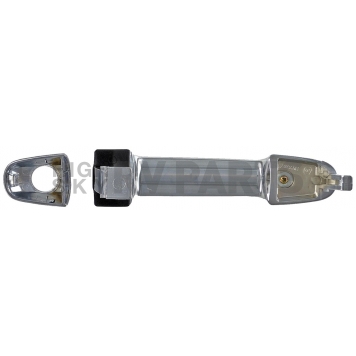 Help! By Dorman Exterior Door Handle - Plastic Silver Housing With Black Insert Single - 82267-1