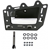 Help! By Dorman Interior Door Handle - Plastic Black Housing With Silver Lever Single - 82154