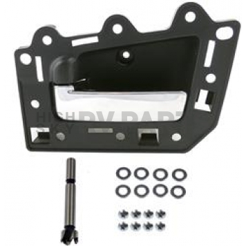 Help! By Dorman Interior Door Handle - Plastic Black Housing With Silver Lever Single - 82154