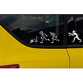 Chroma Graphics Decal - Zombie Anti Family Design - 99354