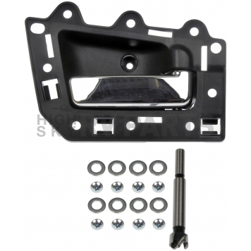 Help! By Dorman Interior Door Handle - Plastic Black Housing With Silver Lever Single - 82156