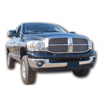 T-Rex Truck Products Grille Insert - Mesh Rectangular Polished Stainless Steel - 54468