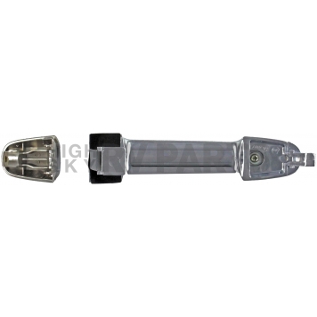 Help! By Dorman Exterior Door Handle - Plastic Silver Housing With Black Insert Single - 82272-1