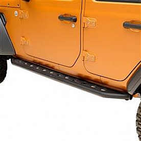Paramount Automotive Rocker Panel - Outer Steel Black - 518117