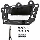 Help! By Dorman Interior Door Handle - Plastic Black Housing With Silver Lever Single - 82160