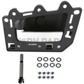 Help! By Dorman Interior Door Handle - Plastic Black Housing With Silver Lever Single - 82160