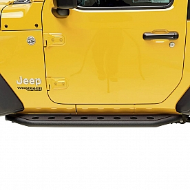Paramount Automotive Rocker Panel - Outer Steel Black - 518118