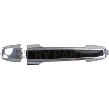 Help! By Dorman Exterior Door Handle - Plastic Silver Housing With Black Insert Single - 82273