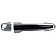 Help! By Dorman Exterior Door Handle - Plastic Silver Housing With Black Insert Single - 82273