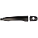 Help! By Dorman Exterior Door Handle - Plastic Black Single - 80776