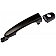 Help! By Dorman Exterior Door Handle - Plastic Black Single - 80776