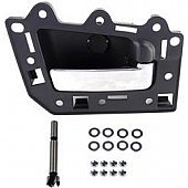 Help! By Dorman Interior Door Handle - Plastic Black Housing With Silver Lever Single - 82161
