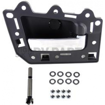 Help! By Dorman Interior Door Handle - Plastic Black Housing With Silver Lever Single - 82161