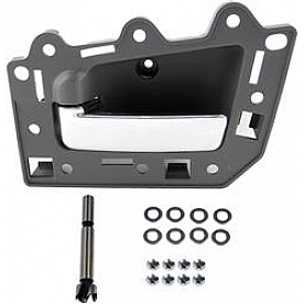 Help! By Dorman Interior Door Handle - Lever Plastic Gray Housing With Silver Lever Single - 82166