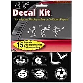 Chroma Graphics Decal - Sport Stick People Design - 5370