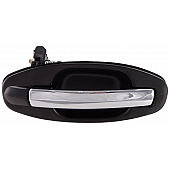 Help! By Dorman Exterior Door Handle - Plastic Silver Housing With Black Insert Single - 82281