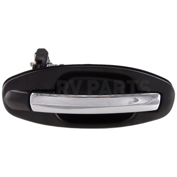 Help! By Dorman Exterior Door Handle - Plastic Silver Housing With Black Insert Single - 82281