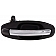Help! By Dorman Exterior Door Handle - Plastic Silver Housing With Black Insert Single - 82281
