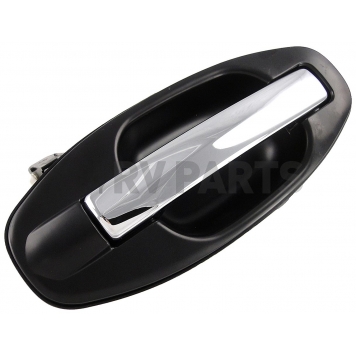 Help! By Dorman Exterior Door Handle - Plastic Silver Housing With Black Insert Single - 82281-2