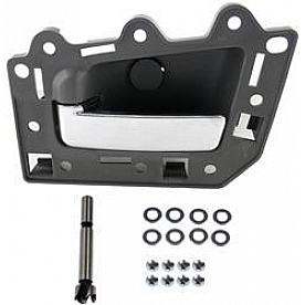 Help! By Dorman Interior Door Handle - Lever Plastic Gray Housing With Silver Lever Single - 82168