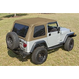 Rugged Ridge Soft Top - Spice Fastback Top Sailcloth Fabric - 1375037
