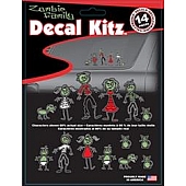 Chroma Graphics Decal - Zombie Family Colorized Design - 5393