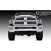 T-Rex Truck Products Grille Insert - Horizontal Bar Rectangular Black Powder Coated Aluminum - 21452B