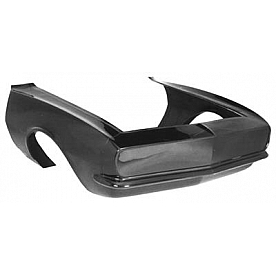 Harwood Fiberglass Body Front End - Fiberglass Black Gelcoat - 10000