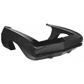 Harwood Fiberglass Body Front End - Fiberglass Black Gelcoat - 10050
