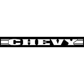 Chroma Graphics Decal - Chevy 2-In-1 Design - 59006