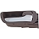 Help! By Dorman Interior Door Handle - Plastic Brown Housing With Silver Lever Single - 92914
