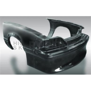 Harwood Fiberglass Body Front End - Fiberglass Black Gloss - 26000