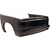 Harwood Fiberglass Body Front End - Fiberglass Black Gelcoat - 41000