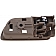 Help! By Dorman Interior Door Handle - Plastic Beige Housing With Silver Lever Single - 92916