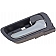 Help! By Dorman Interior Door Handle - Lever Plastic Gray Housing With Silver Lever Single - 92918