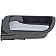 Help! By Dorman Interior Door Handle - Lever Plastic Gray Housing With Silver Lever Single - 92919