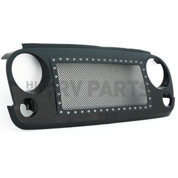 Paramount Automotive Grille - Powder Coated Black Stainless Steel - 460230-1