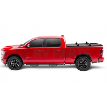 Retrax Tonneau Cover Hard Manual Retractable Black Matte Aluminum - T80741-6