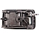 Help! By Dorman Interior Door Handle - Lever Plastic Black Single - 92957
