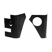 Warrior Products Body Corner Guard - Aluminum Black Set Of 2 - 916APC