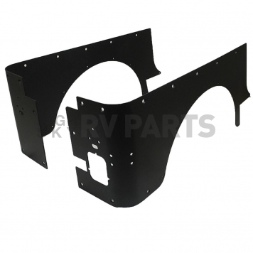 Paramount Automotive Body Corner Guard - Steel Black Set Of 2 - 510207-1
